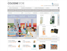 Tablet Screenshot of colognestore.com